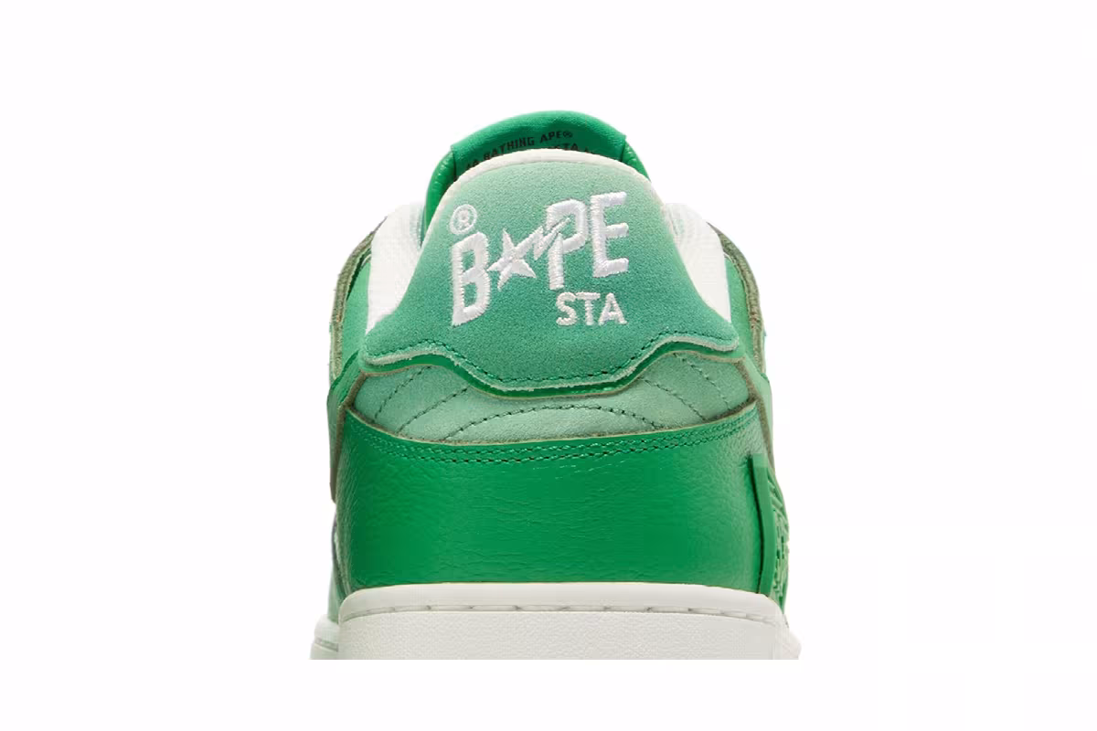 BAPE Sk8 Sta #4 Green Gradient, view 8