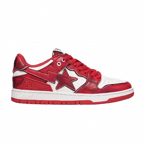 BAPE Wmns Sk8 Sta #1 'Color Camo Pack - Red'