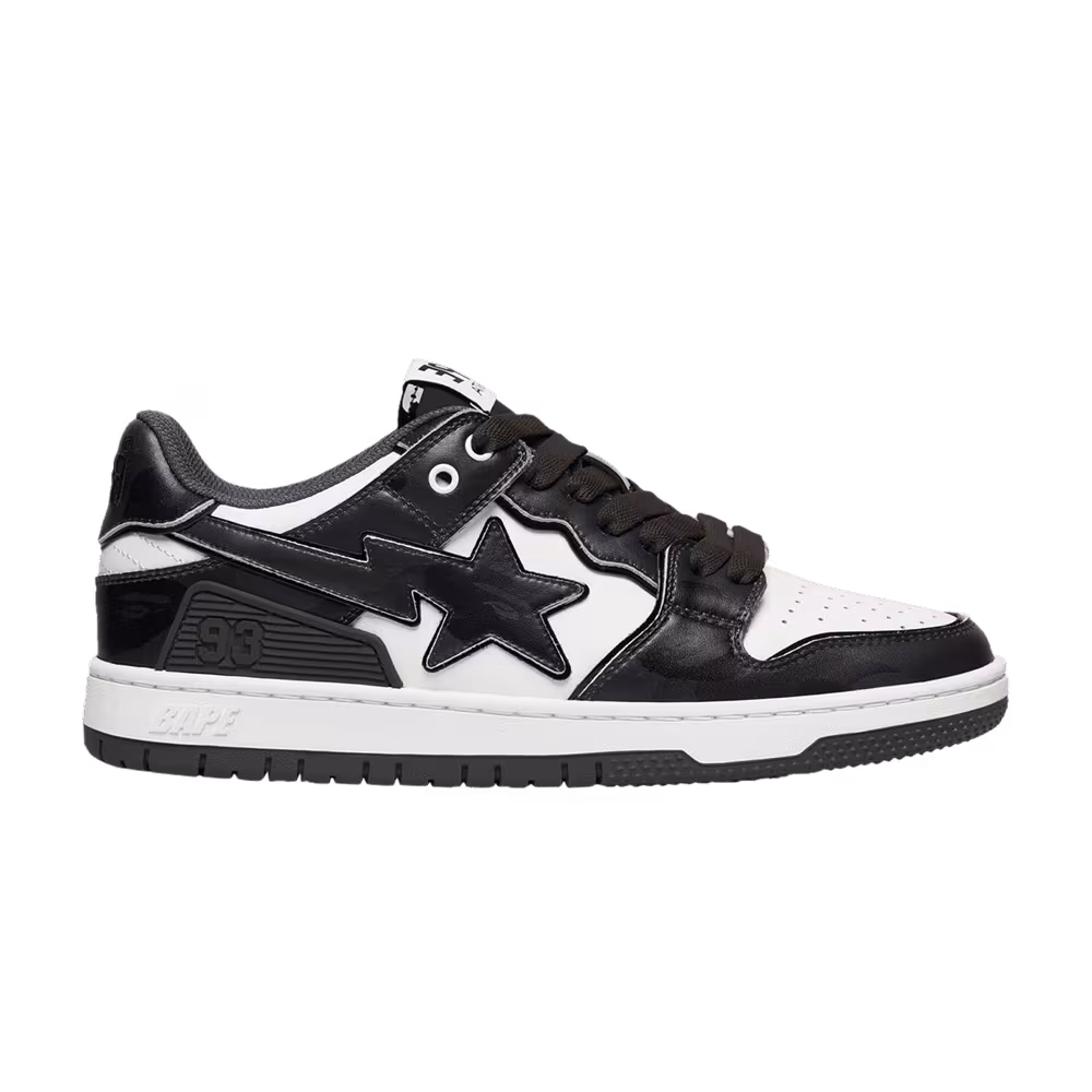 BAPE Women's Sk8 Sta #1 Color Camo Pack - Black