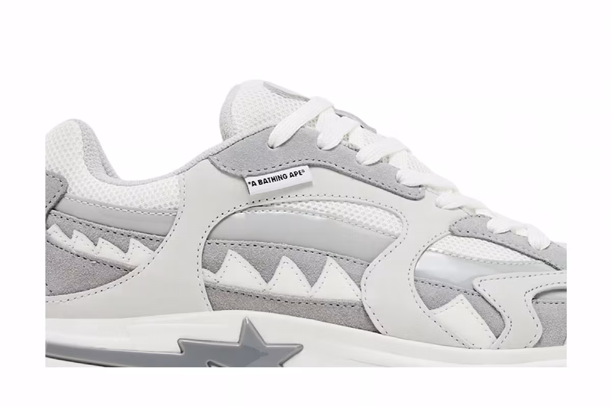 BAPE Shark Sta M2 White, view 3