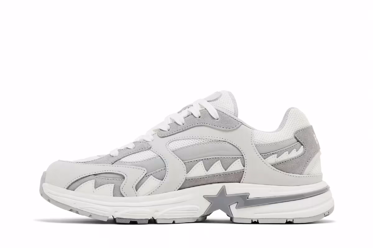 BAPE Shark Sta M2 White, view 4