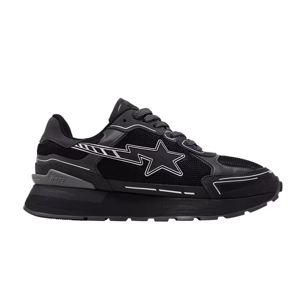 BAPE Cross Sta Black