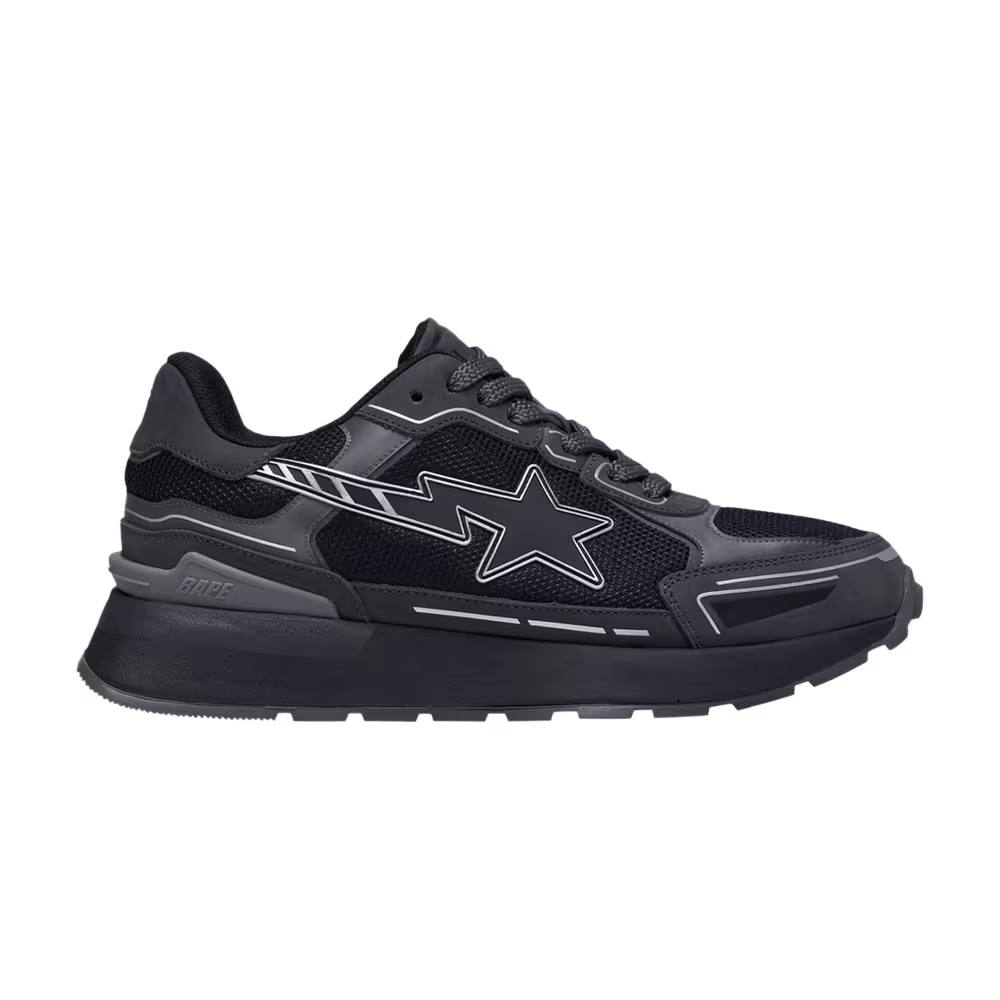 BAPE Women's Cross Sta Black
