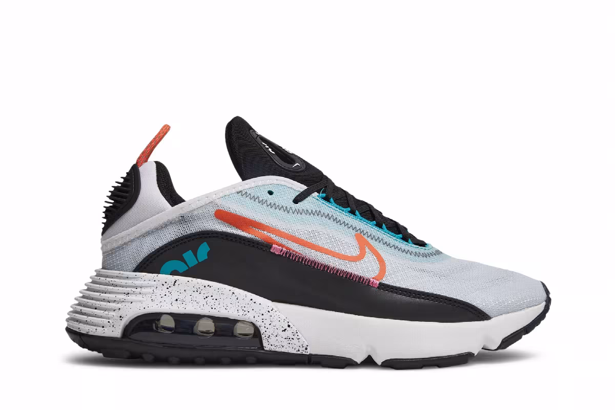 Nike Air Max 2090 White Turf Orange Speckled, view 2