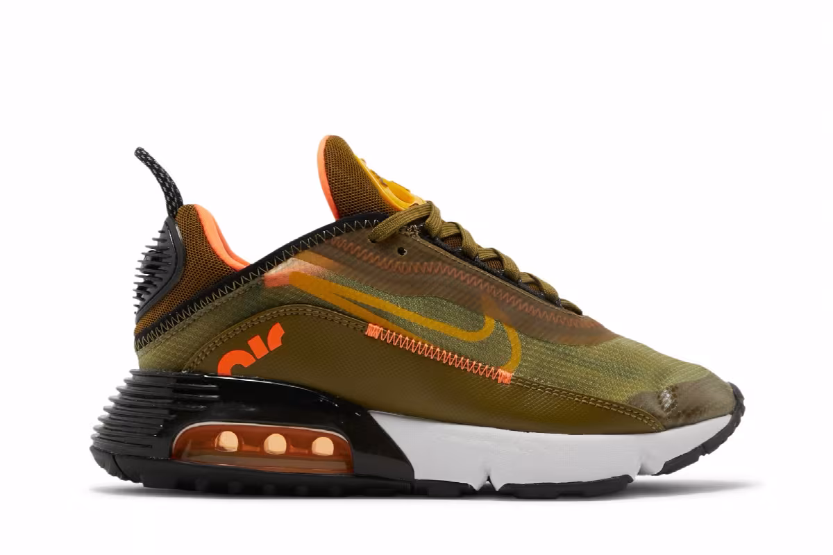 Nike Women's Air Max 2090 Olive Flak, view 2