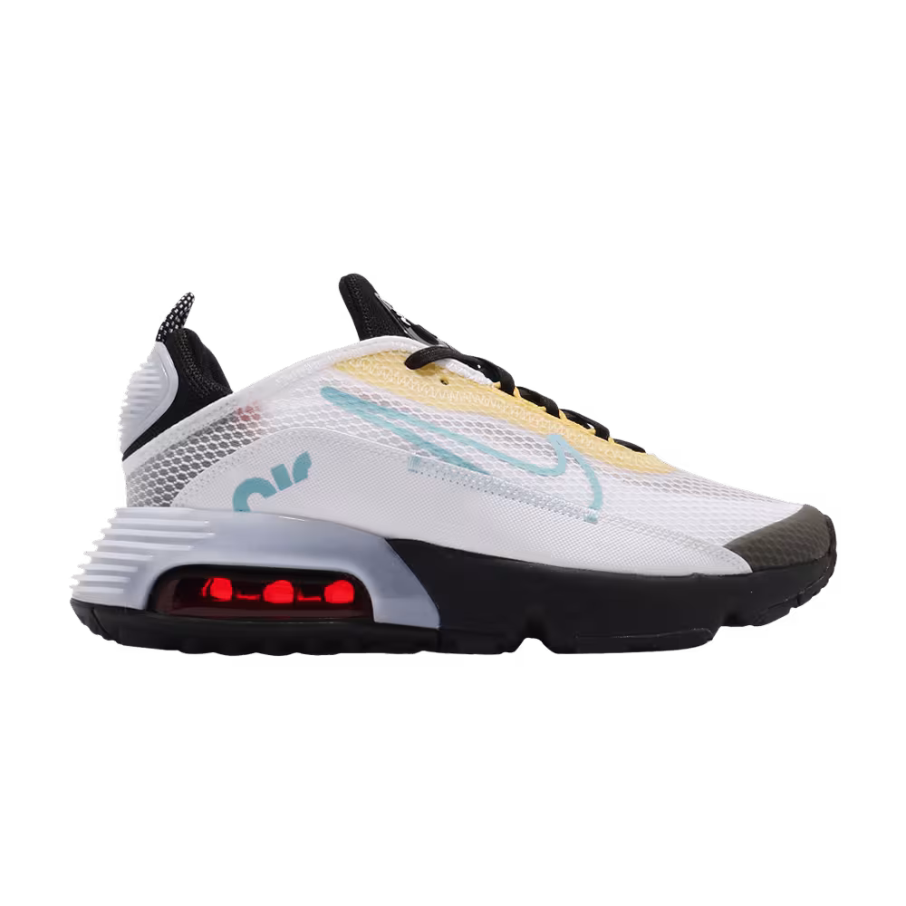 Nike Air Max 2090 GS White Yellow Aqua