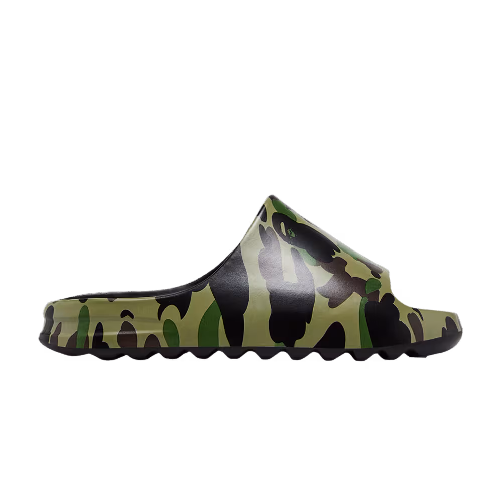 BAPE 1st Camo Slide Sandal Green
