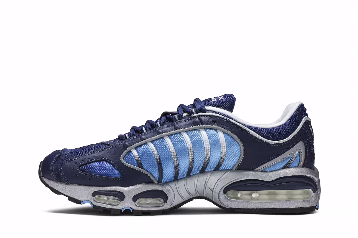 Nike Air Max Tailwind 4 Blue Void Metallic Silver, view 4