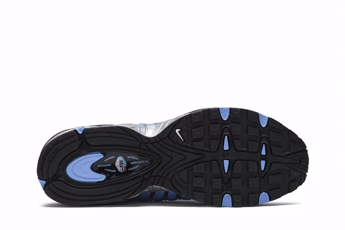 Nike Air Max Tailwind 4 Blue Void Metallic Silver, view 5