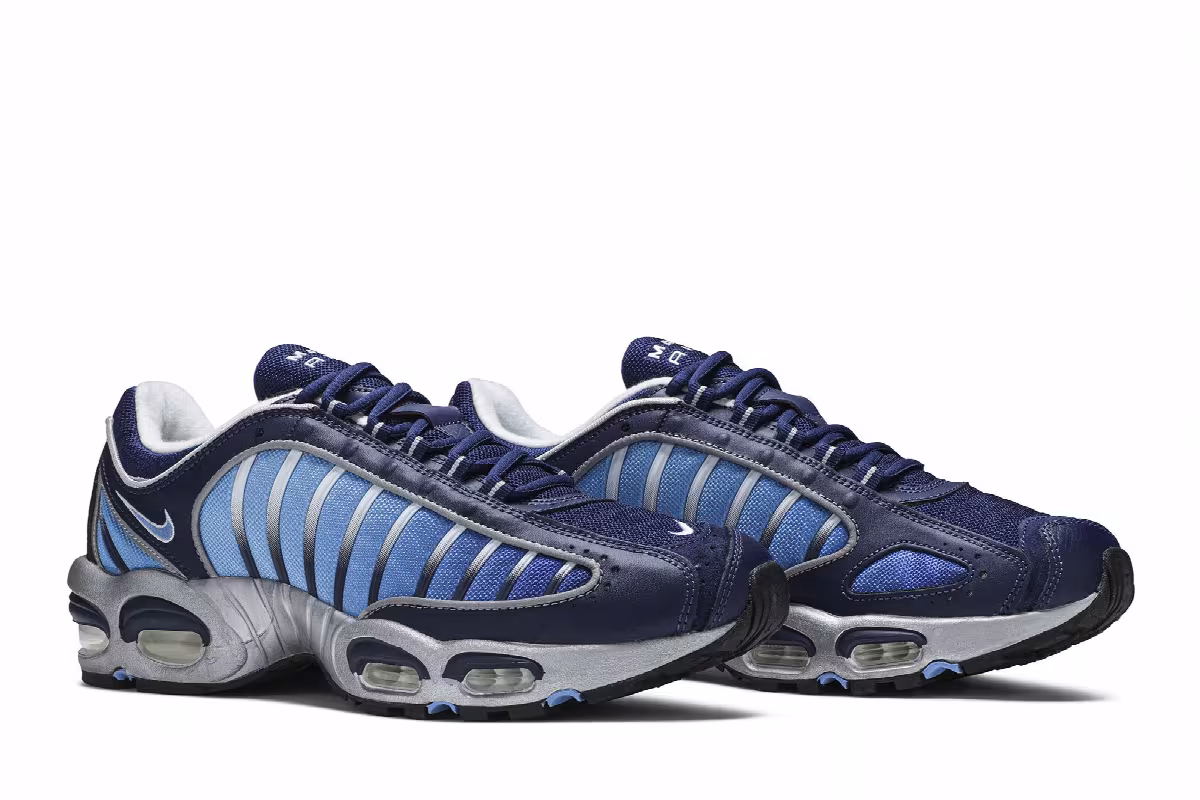 Nike Air Max Tailwind 4 Blue Void Metallic Silver, view 9