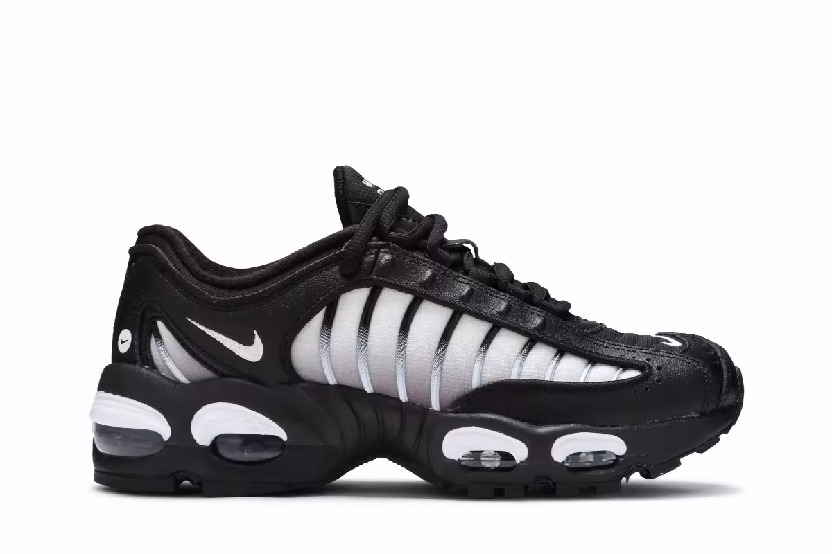 Nike Air Max Tailwind 4 GS Black White, view 2