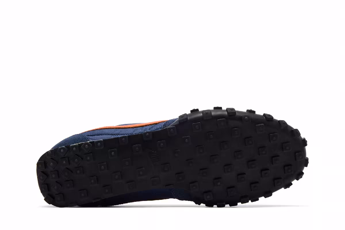Nike Waffle Racer Midnight Navy Safety Orange, view 5