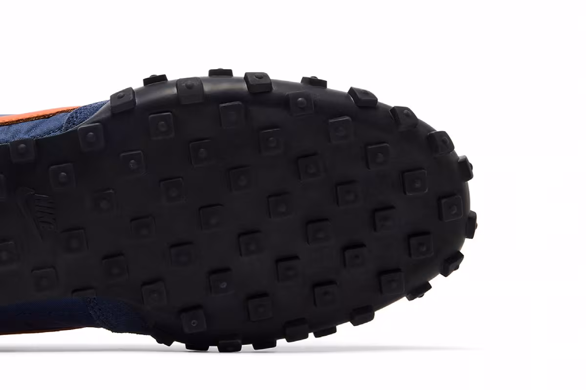 Nike Waffle Racer Midnight Navy Safety Orange, view 6