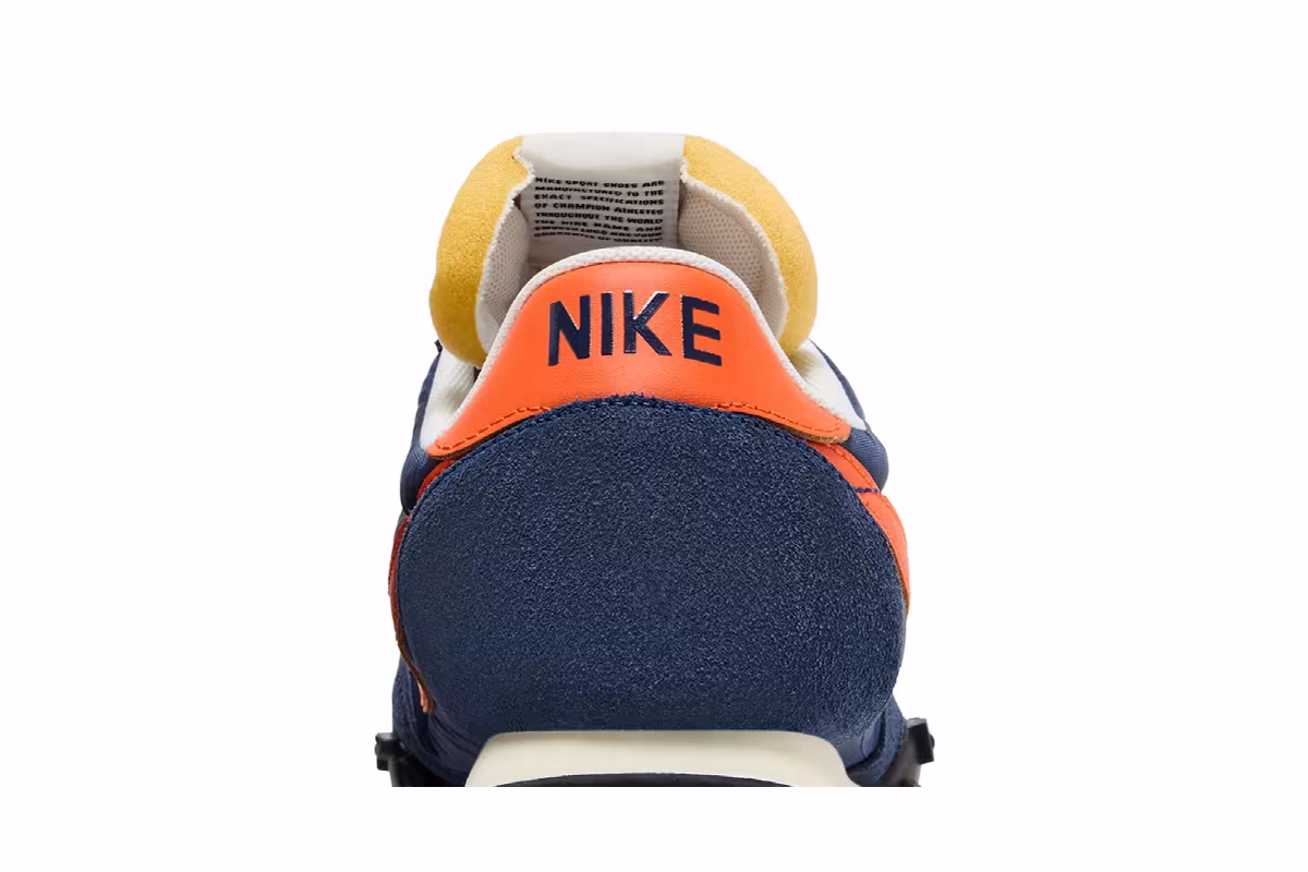 Nike Waffle Racer Midnight Navy Safety Orange, view 8