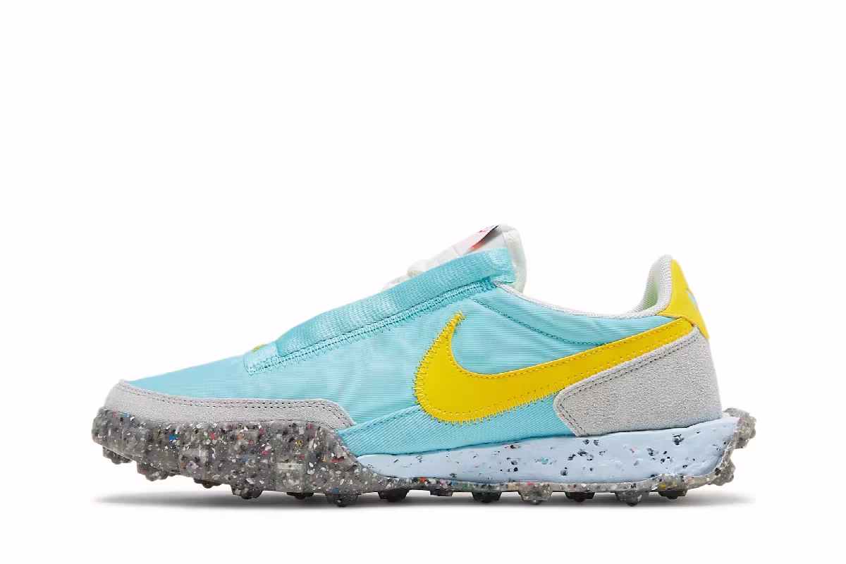 Nike Women's Waffle Racer Crater Bleached Aqua, view 4