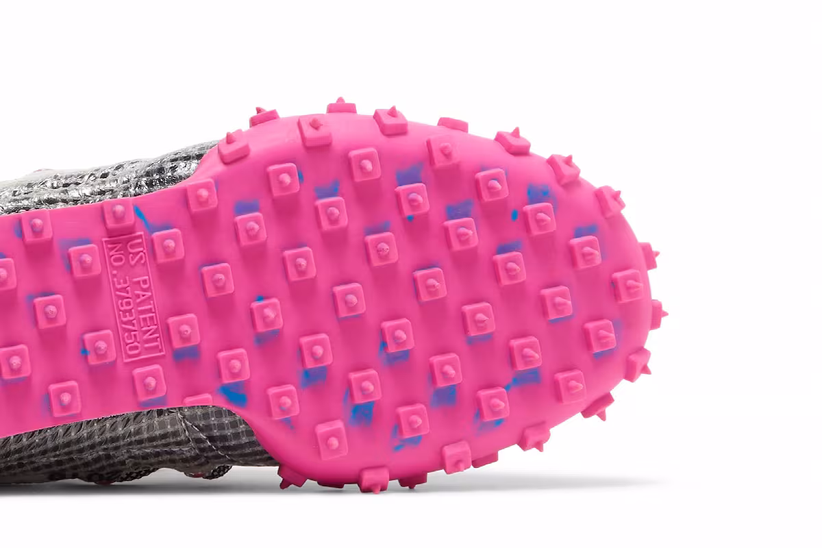 Off-White x Nike Women's Waffle Racer Fuchsia, view 6