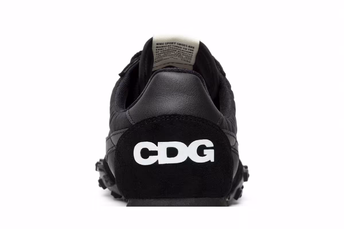 Comme des Garçons x Nike Waffle Racer 17 Black, view 8