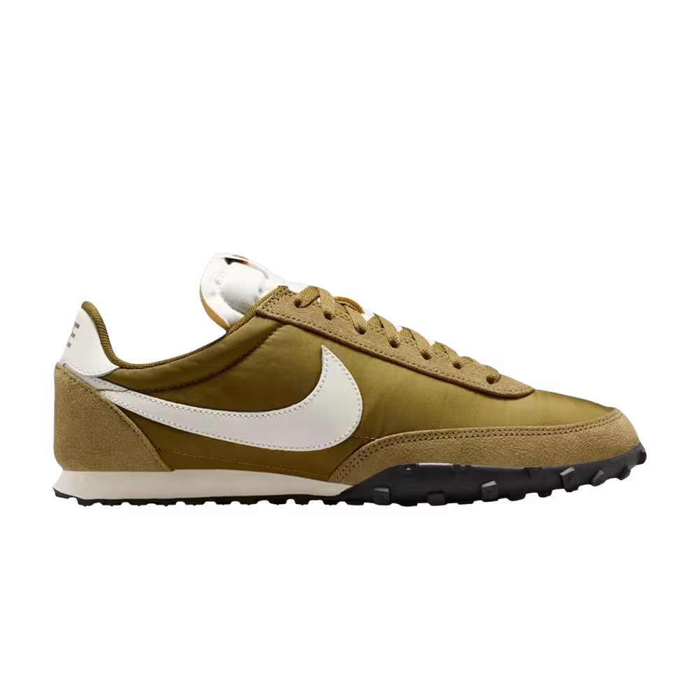 Nike Waffle Racer Olive Flak Sail Coconut Milk Black