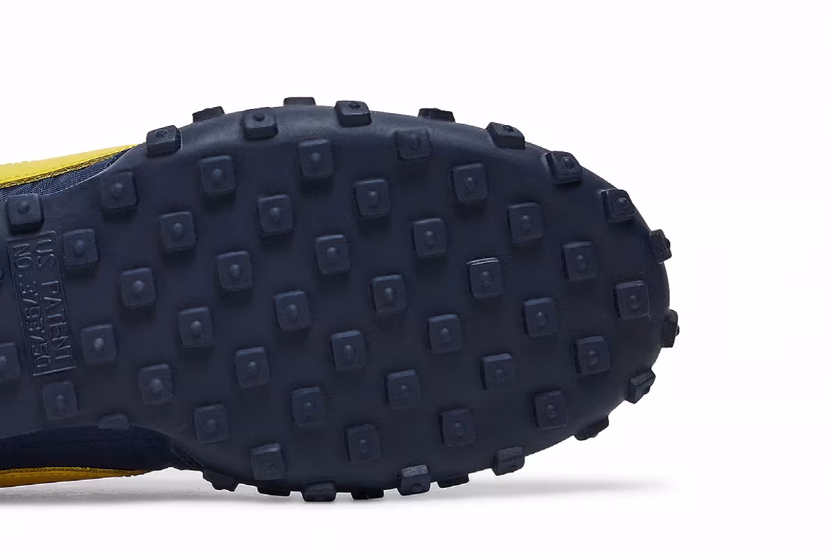 Nike Waffle Racer Obsidian Chrome Yellow, view 6