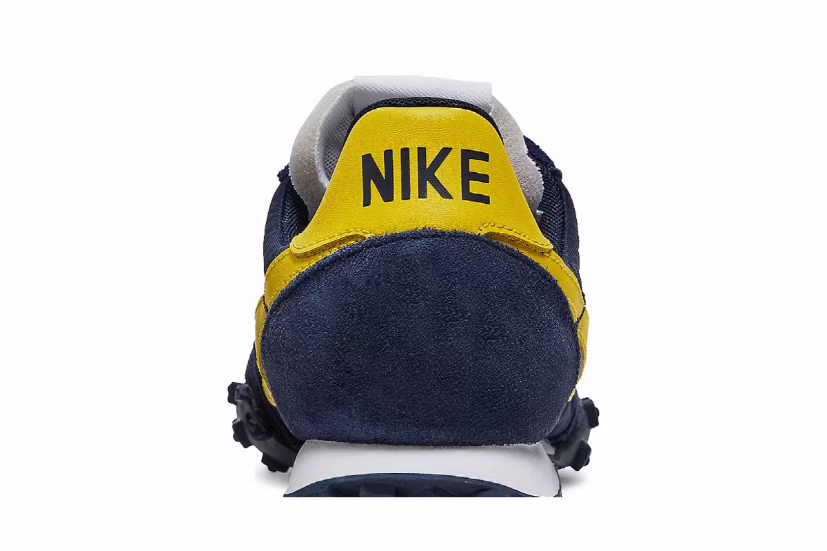 Nike Waffle Racer Obsidian Chrome Yellow, view 8