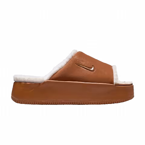Nike Wmns Calm Slide 'Brown White'