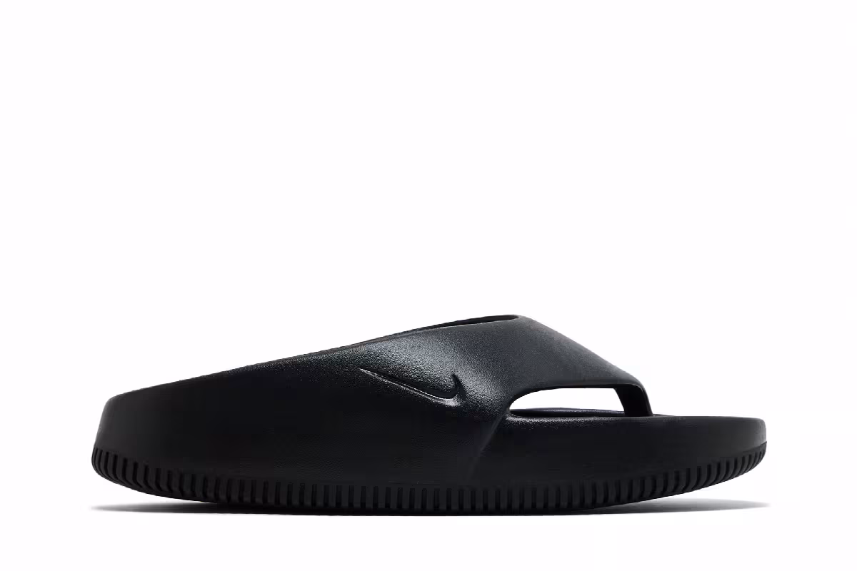 Nike Women's Calm Slide Triple Black, view 2