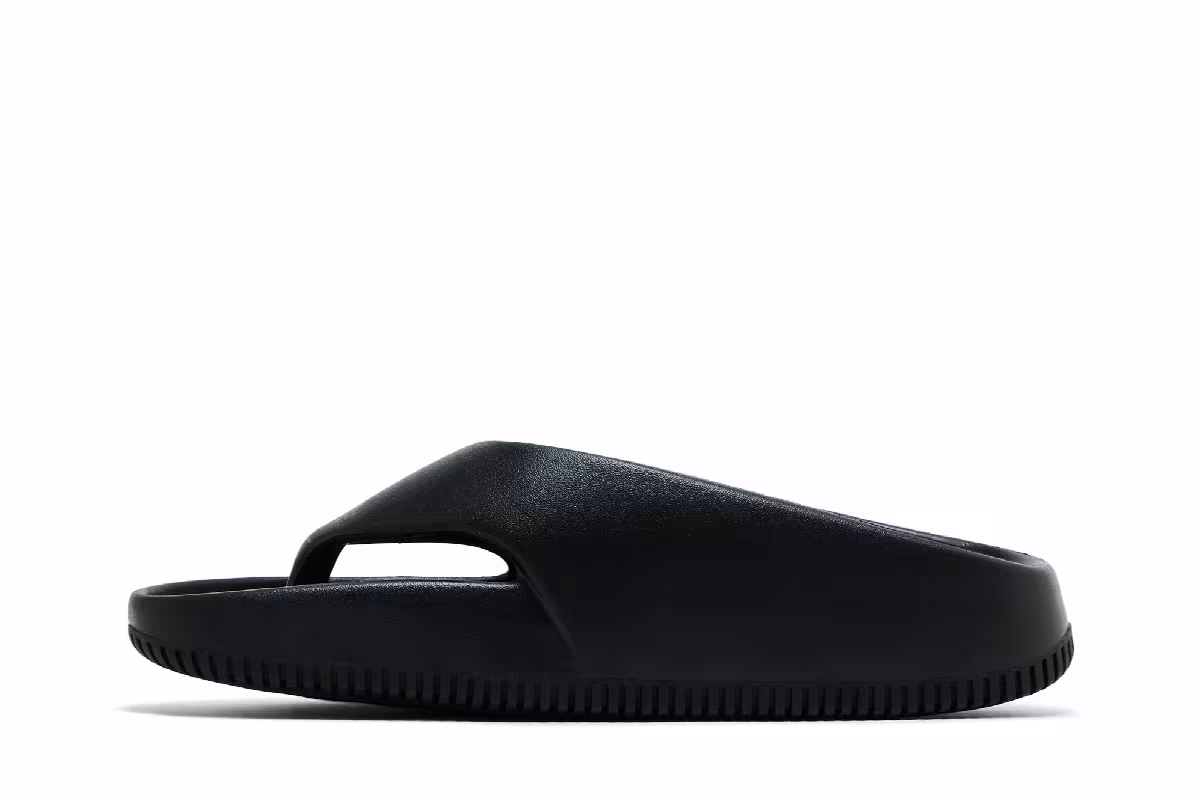 Nike Women's Calm Slide Triple Black, view 4