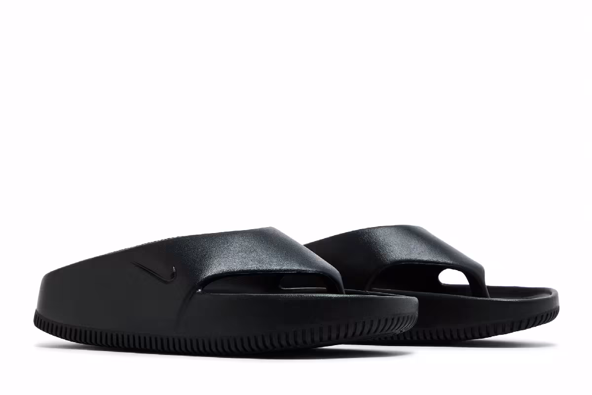 Nike Women's Calm Slide Triple Black, view 9