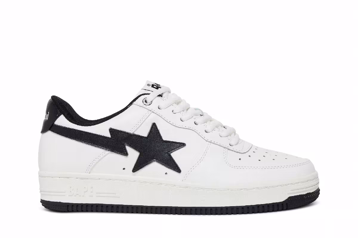 JJJJound x Bapesta White Navy, view 2