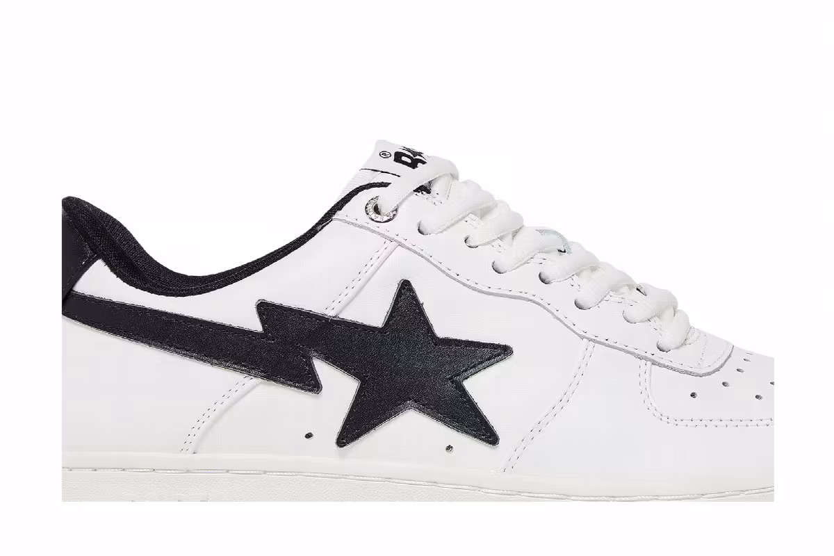 JJJJound x Bapesta White Navy, view 3
