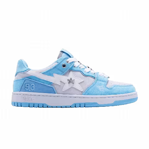 BAPY x BAPE Sk8 Sta 'Blue Mist'