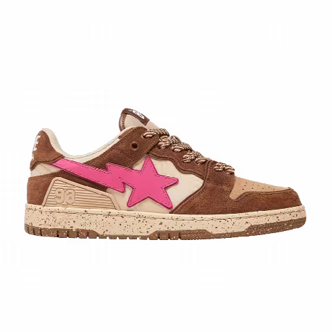 BAPE Sk8 Sta #6 'Brown Pink'
