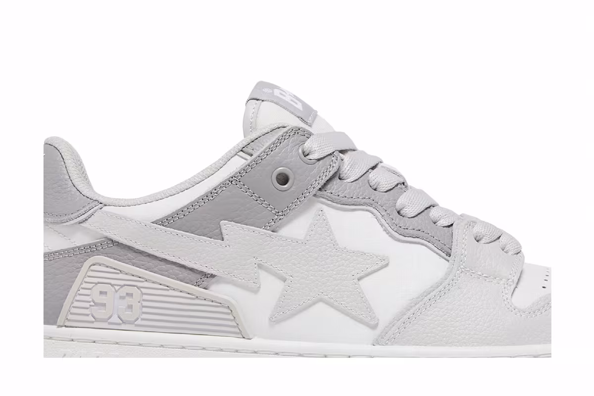 BAPE Sk8 Sta #5 M1 White, view 3