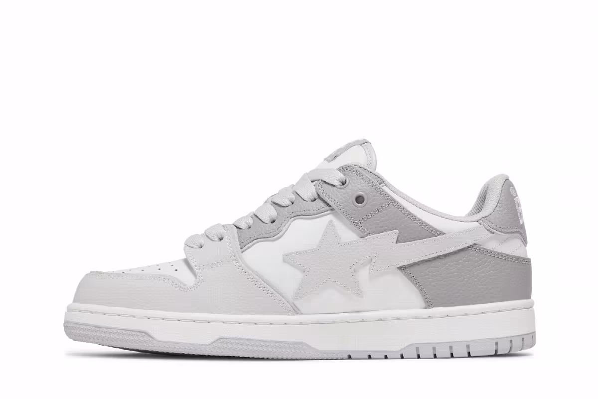 BAPE Sk8 Sta #5 M1 White, view 4