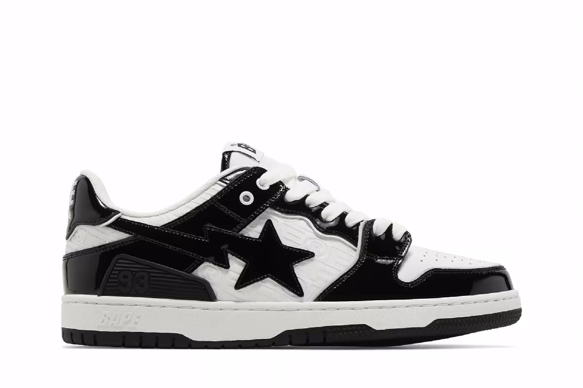 BAPE Sk8 Sta #5 Luxury Sport Monogram - Black, view 2