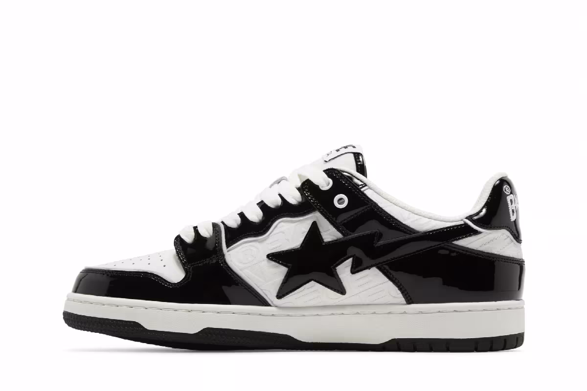 BAPE Sk8 Sta #5 Luxury Sport Monogram - Black, view 4