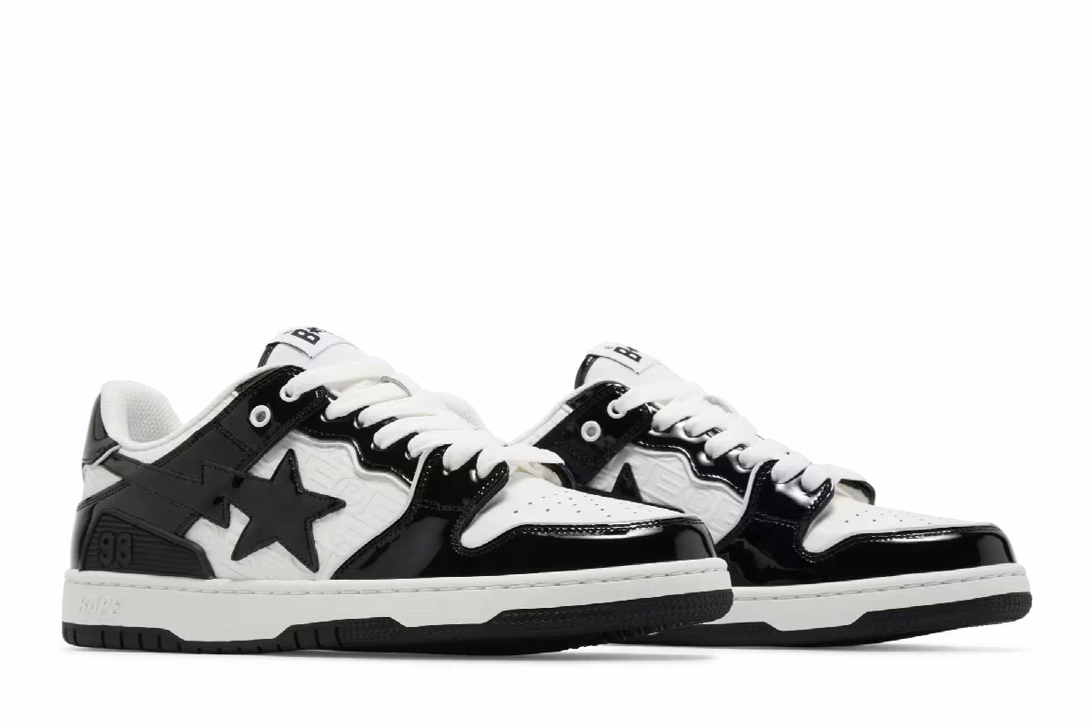 BAPE Sk8 Sta #5 Luxury Sport Monogram - Black, view 9