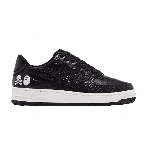 Neighborhood x Bapesta 'Black Crocodile & Ostrich'