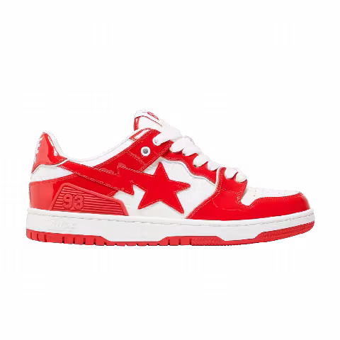 BAPE Sk8 Sta #5 'Luxury Sport Monogram - Red'