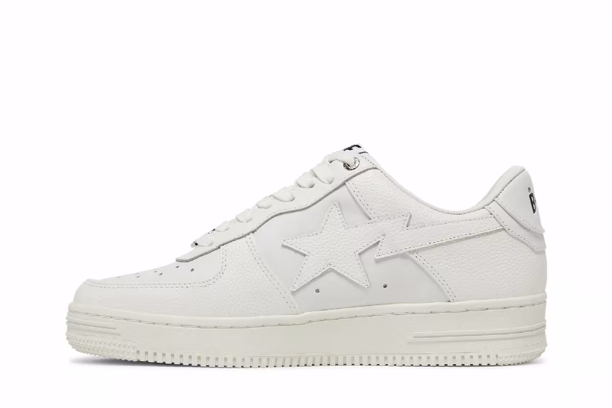 Bapesta #6 White, view 4