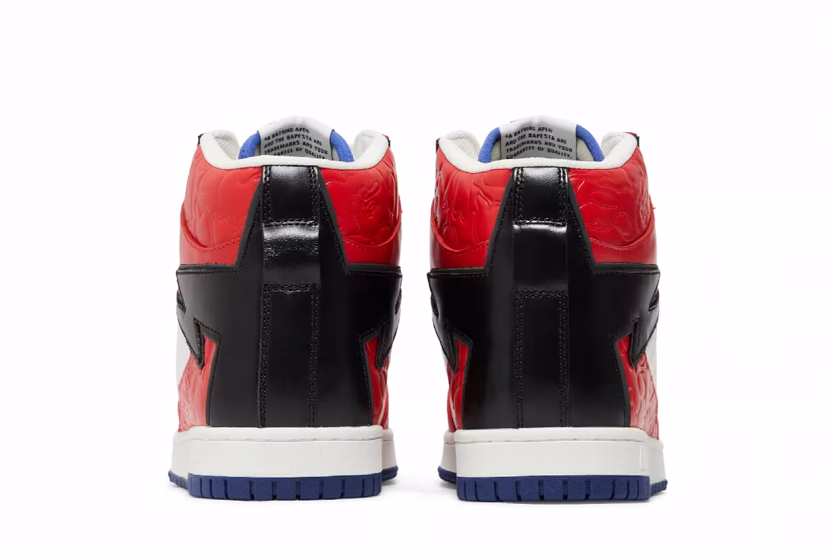 Bapesta 88 Mid #1 Red, view 7