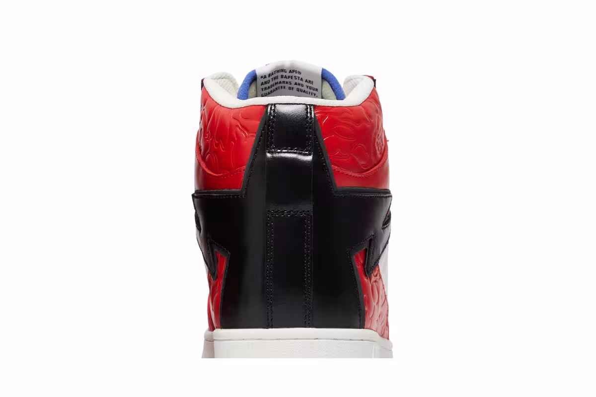 Bapesta 88 Mid #1 Red, view 8