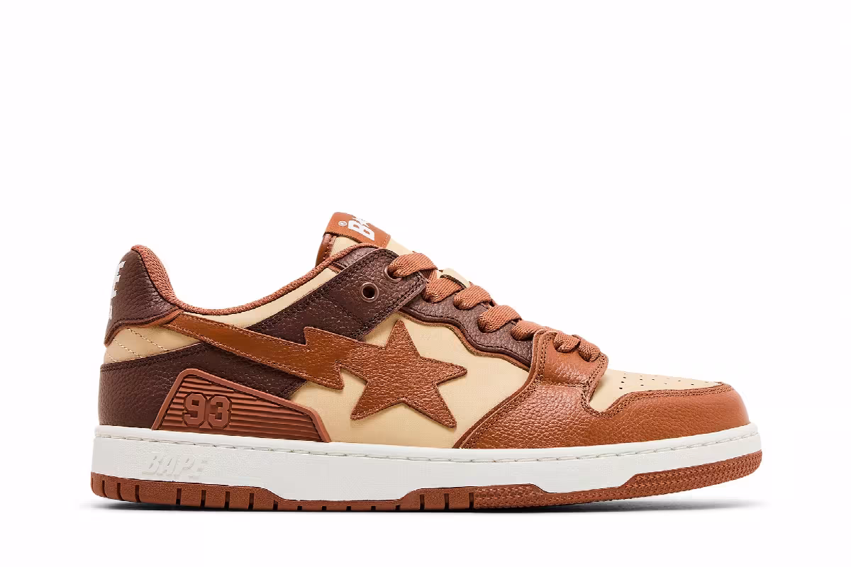 BAPE Sk8 Sta #5 Brown, view 2