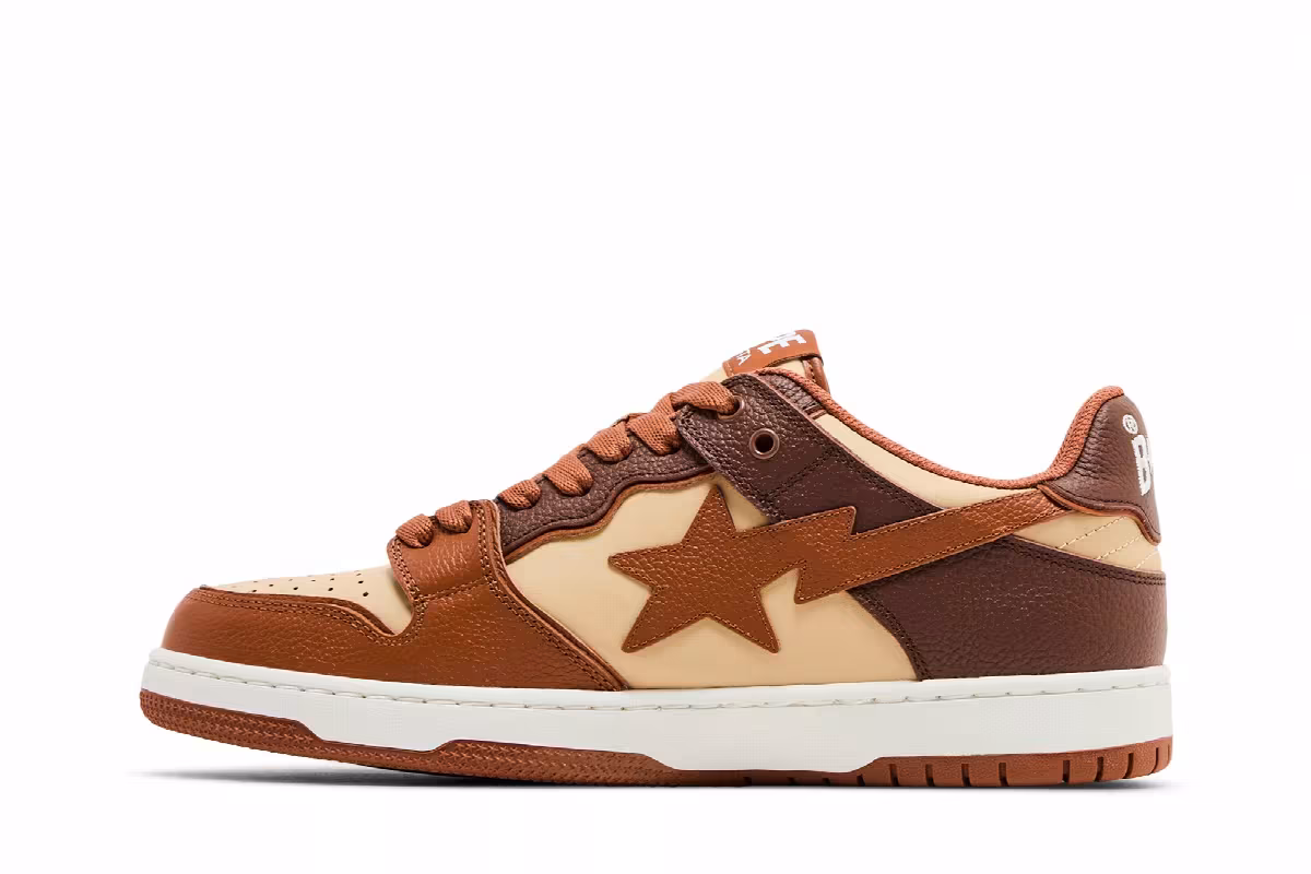 BAPE Sk8 Sta #5 Brown, view 4