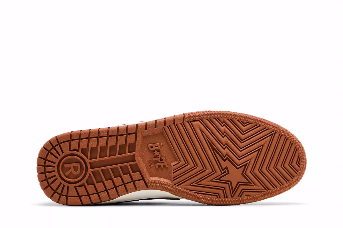 BAPE Sk8 Sta #5 Brown, view 5