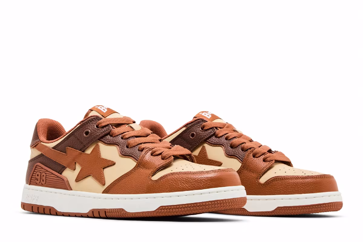BAPE Sk8 Sta #5 Brown, view 9