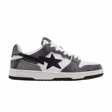 BAPE Sk8 Sta #1 'Black Snakeskin'