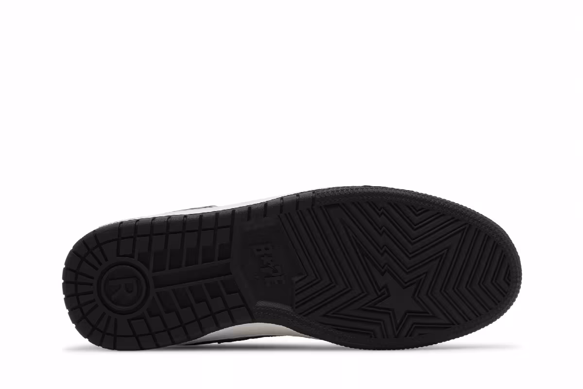 BAPE Sk8 Sta #1 Black Snakeskin, view 5