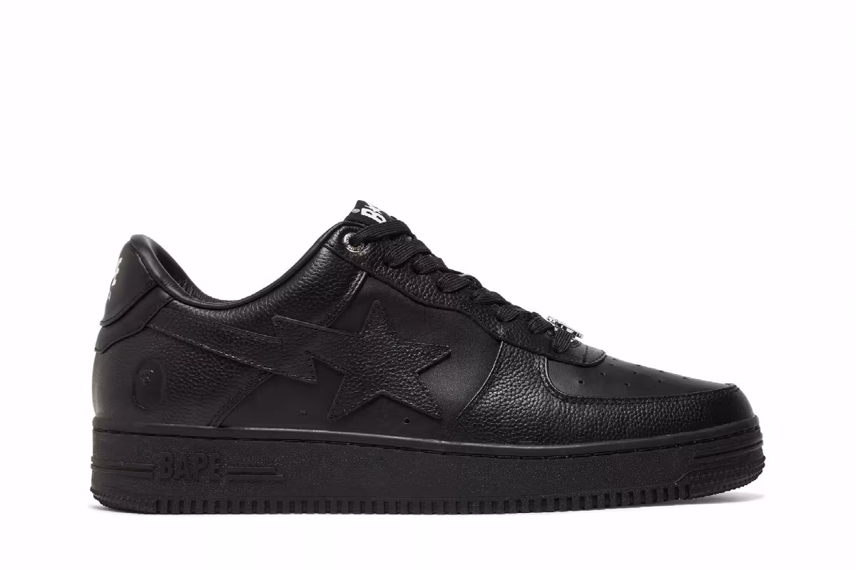 Bapesta #6 Black, view 2