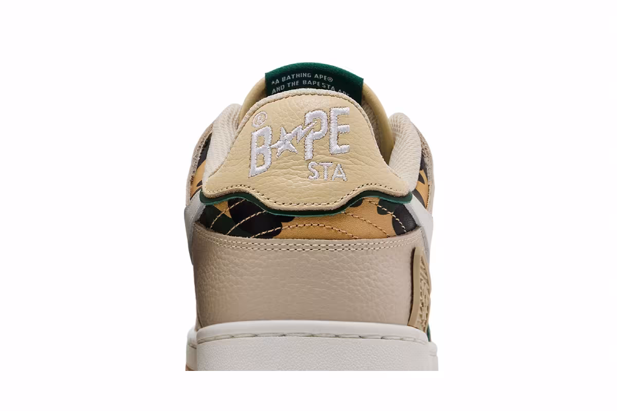 BAPE Sk8 Sta #4 Beige Camo, view 8
